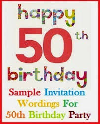 Sample Invitation Wordings Invitation Wordings For 50th