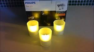 Philips Imageo Led Rechargeable Tea Lights Unboxing And
