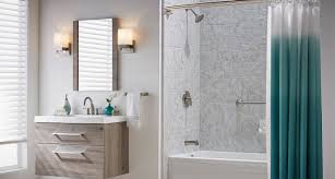 Tub & shower unit left drain in white. Bathmaster Affordable One Day Solutions