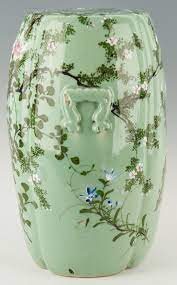 Chinese Celadon Porcelain Garden Stool