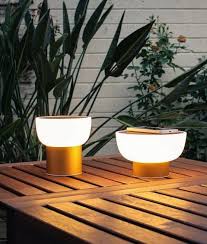 usb exterior patio table lamp led