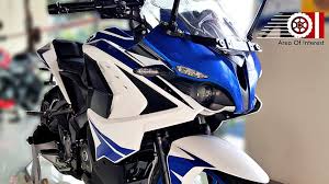 new bajaj pulsar rs200 abs racing blue