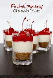 fireball whiskey cheesecake shots a