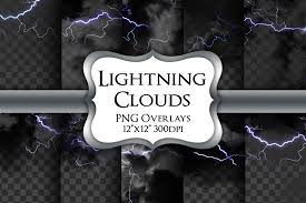 Lightning Overlays Transparent Png Graphic By Party Pixelz Creative Fabrica