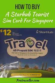 starhub tourist sim card for singapore