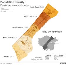 Detailed satellite photo of gaza city showing where neighborhoods start and end and where. Israel Palestinian Conflict Life In The Gaza Strip Bbc News