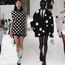 polka dot printed fashion is trending