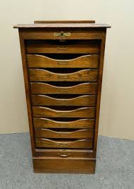 globe wernicke oak filing cabinet
