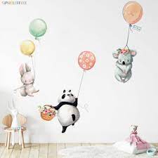 Cute Panda Rabbit Koala Balloon Wall