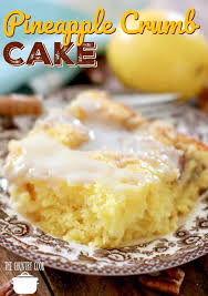 General mills provided the betty crocker yellow cake mix used to make this recipe. Easy Pineapple Crumb Cake The Country Cook