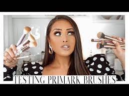full face using primark makeup brushes