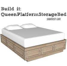 Diy Queen Storage Bed Hot 54 Off