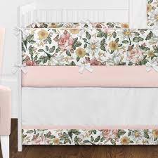 Vintage Fl 9 Piece Crib Bedding