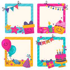 birthday frame images free