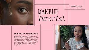 makeup tutorial announcement with