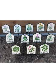 Cast Iron Herb Signs Gardenware