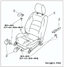 Mazda 6 Service Manual Front Seat