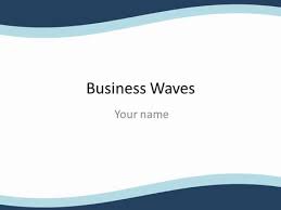 Business Wave Powerpoint Template