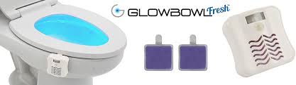 Glowbowl Fresh Motion Activated Toilet Nightlight W Air Freshener Version 2 Longer Lasting Amazon Com