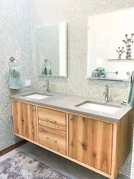 floating bathroom vanity cabinet made