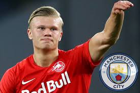 Shop new manchester city mens kits in home, away and third manchester city shirt styles online at shop.mancity.com. Erling Haaland S Dad Hints 86m Striker Will Snub Man Utd Transfer For City And Dreams Of Returning To Premier League