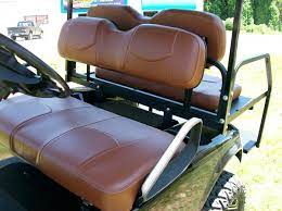 Saddle Brown Deluxe Golf Cart Seat Covers