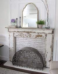 Diy Faux Fireplace Ideas She Shed Living