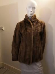 Musquash Back Fur Jacket Sacks Amp