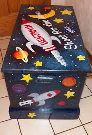 Space Ship Toy Box Custom Designed With