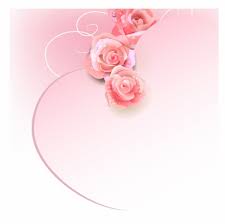 wedding background with pink roses