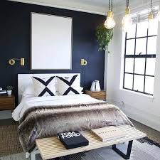 navy blue bedroom design ideas