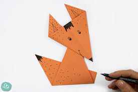 Neben der vorstellung einzelner tiere sollte auch der korrekte umgang von menschen mit tieren besprochen werden. Origami Fuchs Einfache Anleitung Pdf Vorlage Wunderbunt De