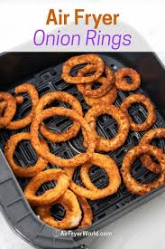 air fried onion rings air fryer frozen