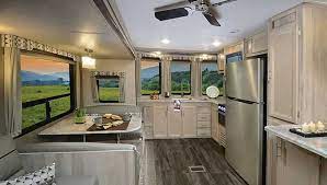 All features bath and a half bunk over cab bunkhouse front bath front bedroom front cargo deck front entertainment front kitchen front living kitchen island loft murphy bed outdoor entertainment outdoor kitchen rear bath. Rv Floor Plans Front Kitchen Layout Rv Wholesale Superstore