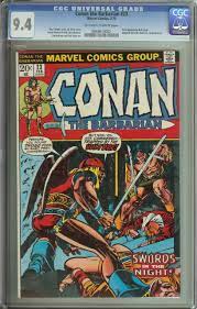 CONAN THE BARBARIAN #23 CGC 9.4 OW/WH PAGES