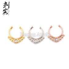 2019 Non Piercing Nose Ring With Pearl Fake Septum Piercing Of From Ekoo 23 11 Dhgate Com