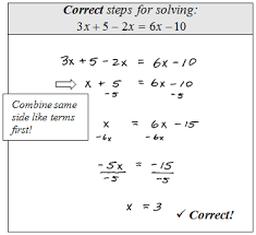 solving linear equations part