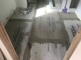 cement board installation cabinet