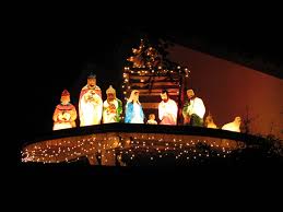 outdoor nativity and displays