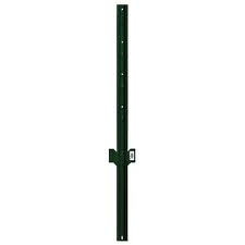 3 Ft 14 Gauge Green Steel U Fence Post