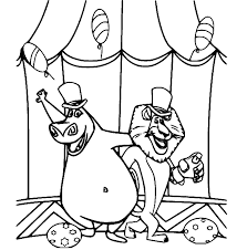 madagascar coloring pages printable for