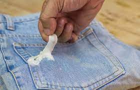 how to remove gum from clothes in 8