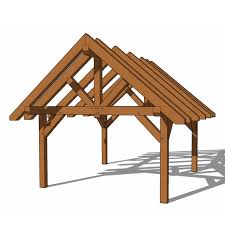 pavilion king post with rafters