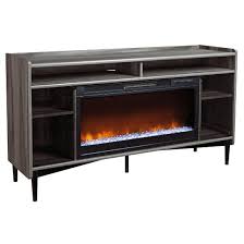Sauder 428056 60 Tv Stand Fireplace