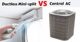 ductless mini split vs central air