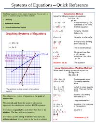 systems of equations systems of
