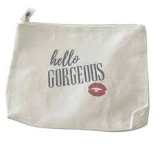 o gorgeous canvas makeup bag