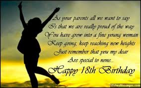 18th Birthday Wishes for Son or Daughter: Messages from parents to ... via Relatably.com