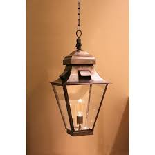 pendant light lantern rustic bronze