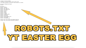 robots txt you easter egg you